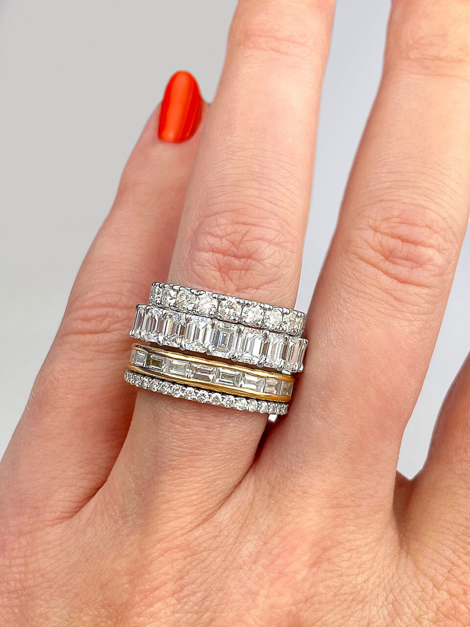 Frank Darling eternity anniversary rings